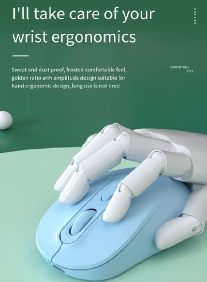 DeHuCg Wireless mouse, rechargeable Bluetooth mouse, (2.4G Bluetooth) - Image 4